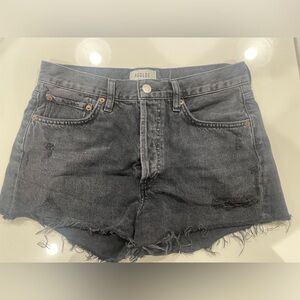 AGOLDE Parker Shorts Size 26 Washed Black